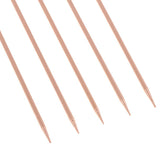 Max 5Pcs/set Stainless steel Cocktail Picks Cocktail Fruit Sticks Bar Tools Square-Rose Gold