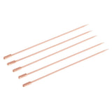 Max 5Pcs/set Stainless steel Cocktail Picks Cocktail Fruit Sticks Bar Tools Square-Rose Gold