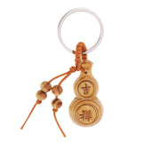 Max Bottle Gourd Mahogany Carving Car/Bag/Purse Key Ring Pendant Keychain 1