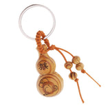 Max Bottle Gourd Mahogany Carving Car/Bag/Purse Key Ring Pendant Keychain 1