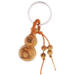 Max Bottle Gourd Mahogany Carving Car/Bag/Purse Key Ring Pendant Keychain 1