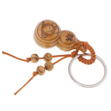 Max Bottle Gourd Mahogany Carving Car/Bag/Purse Key Ring Pendant Keychain 1