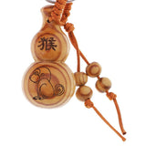 Max Bottle Gourd Mahogany Carving Car/Bag/Purse Key Ring Pendant Keychain 1