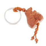 Max Chinese Solid Mahogany Carving Car/Bag/Purse Key Ring Pendant Keychain 2