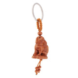 Max Chinese Solid Mahogany Carving Car/Bag/Purse Key Ring Pendant Keychain 5