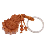 Max Wooden Carving Car/Bag/Purse Key Ring Lucky Pendant Key Chain 6