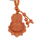 Max Wooden Carving Car/Bag/Purse Key Ring Lucky Pendant Key Chain 6