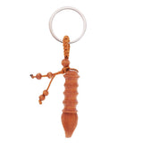 Max Wooden Carving Car/Bag/Purse Key Ring Lucky Pendant Key Chain 15