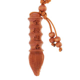 Max Wooden Carving Car/Bag/Purse Key Ring Lucky Pendant Key Chain 15