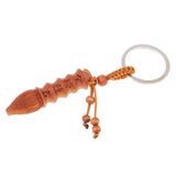 Max Wooden Carving Car/Bag/Purse Key Ring Lucky Pendant Key Chain 15