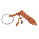 Max Wooden Carving Car/Bag/Purse Key Ring Lucky Pendant Key Chain 15