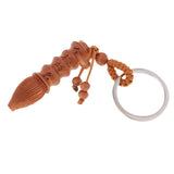 Max Wooden Carving Car/Bag/Purse Key Ring Lucky Pendant Key Chain 15