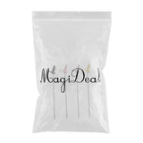 Max 4pcs Stainless Steel Cocktail Signs Cocktail Picks Food Spears Bar Tools
