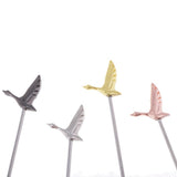 Max 4pcs Stainless Steel Cocktail Signs Cocktail Picks Food Spears Bar Tools
