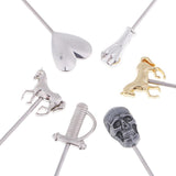Max 6pcs Stainless Steel Cocktail Sign Cocktail Pick Fruit Food Spears Bar Tools