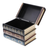 Max Antique style Book Design Jewelry Box Dressing Table Home Decoration Accs S