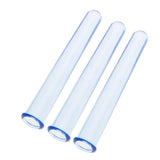 Max 3Pcs Round Bottom Plastic Test Tube Cocktail Bar Supplies Plastic Products Blue 15cm
