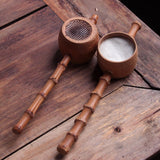 Max Bamboo Tea Strainer Infuser Tea Filter Mesh Spoon Loose Tea Leaf Tea Set