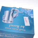 Max Double Wall Stainless Steel Ice Bucket Wine Cooler Portable Handle Strainer