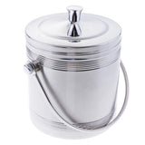Max Portable Ice Bucket Stainless Steel Beer Barrel with Strainer  205xΦ150mm