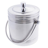 Max Portable Ice Bucket Stainless Steel Beer Barrel with Strainer  205xΦ150mm