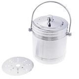 Max Portable Ice Bucket Stainless Steel Beer Barrel with Strainer  205xΦ150mm