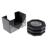 Max Solid Wood Coasters Cup Pad Heat Insulation Pad Set for Hotel Restaurant C