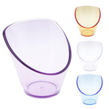 Max Acrylic Salad Fruit Dessert Bowl Food Container Snack Plate Container Blue