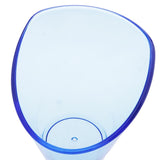 Max Acrylic Salad Fruit Dessert Bowl Food Container Snack Plate Container Blue