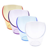 Max Acrylic Salad Fruit Dessert Bowl Food Container Snack Plate Container Blue