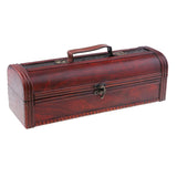Max Vintage Portable Wood Wine Box Unique Gift Wine Storage Box Bottle Packag