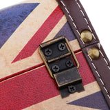 Max Antique DO OLD Design Vintage Wooden Jewelry Storage Case UK Flag