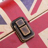 Max Antique DO OLD Design Vintage Wooden Jewelry Storage Case UK Flag