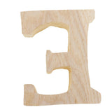 Max DIY Wood 26 Alphabet Craft Letters Plaque/Home/Wedding/Nursery Party Decor E