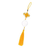 Max Chinese Knot Fengshui Fortune Car Hanging Pendant Home Decoration  Yellow