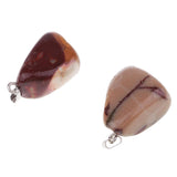 Maxbell Natural Mineral Pendant Necklace Polished Stone Jewelry Necklace Woman Men