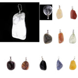 Max Natural Mineral Pendant Polished Stone Pendant Decor for Necklace Gifts #1
