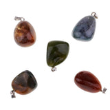 Max Natural Mineral Pendant Polished Stone Pendant Decor for Necklace Gifts #3
