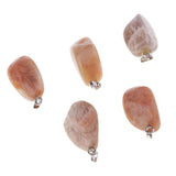 Max Natural Mineral Pendant Polished Stone Pendant Decor for Necklace Gifts #4
