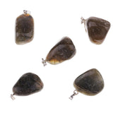 Max Natural Mineral Pendant Polished Stone Pendant Decor for Necklace Gifts #8