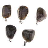 Max Natural Mineral Pendant Polished Stone Pendant Decor for Necklace Gifts #8