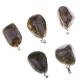 Max Natural Mineral Pendant Polished Stone Pendant Decor for Necklace Gifts #8