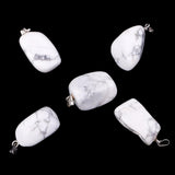 Max Natural Mineral Pendant Polished Stone Pendant Decor for Necklace Gifts #9
