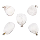 Max Natural Mineral Pendant Polished Stone Pendant Decor for Necklace Gifts #10