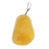 Max Natural Mineral Pendant Polished Stone Pendant Decor for Necklace Gifts #12