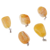 Max Natural Mineral Pendant Polished Stone Pendant Decor for Necklace Gifts #12
