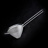 Max Stainless Steel Fine Mesh Strainer Colander Oil Strainer Silvery 9cm