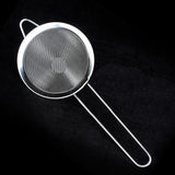 Max Stainless Steel Fine Mesh Strainer Colander Oil Strainer Silvery 9cm
