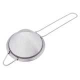Max Stainless Steel Fine Mesh Strainer Colander Oil Strainer Silvery 9cm