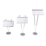 Max Stainless Steel Meal Cards Stand Table Menu Holders Tabletop Display M-1
